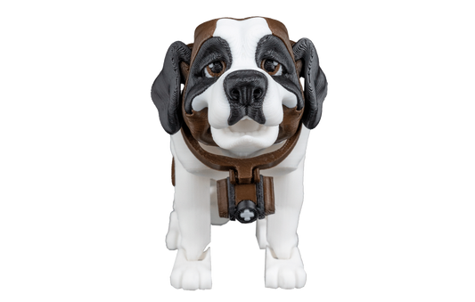 Cachorro São Bernardo Articulado