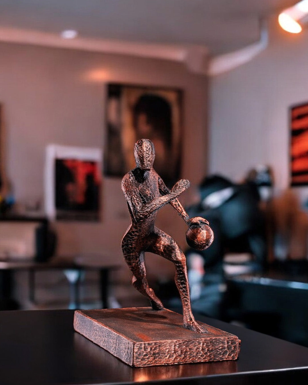 Escultura Minimalista - Basquete