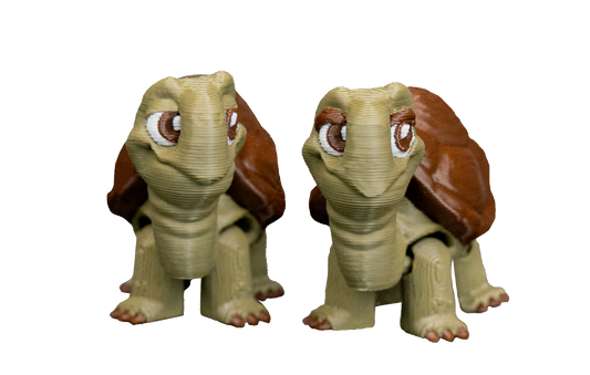 Casal de Tartarugas Articuladas