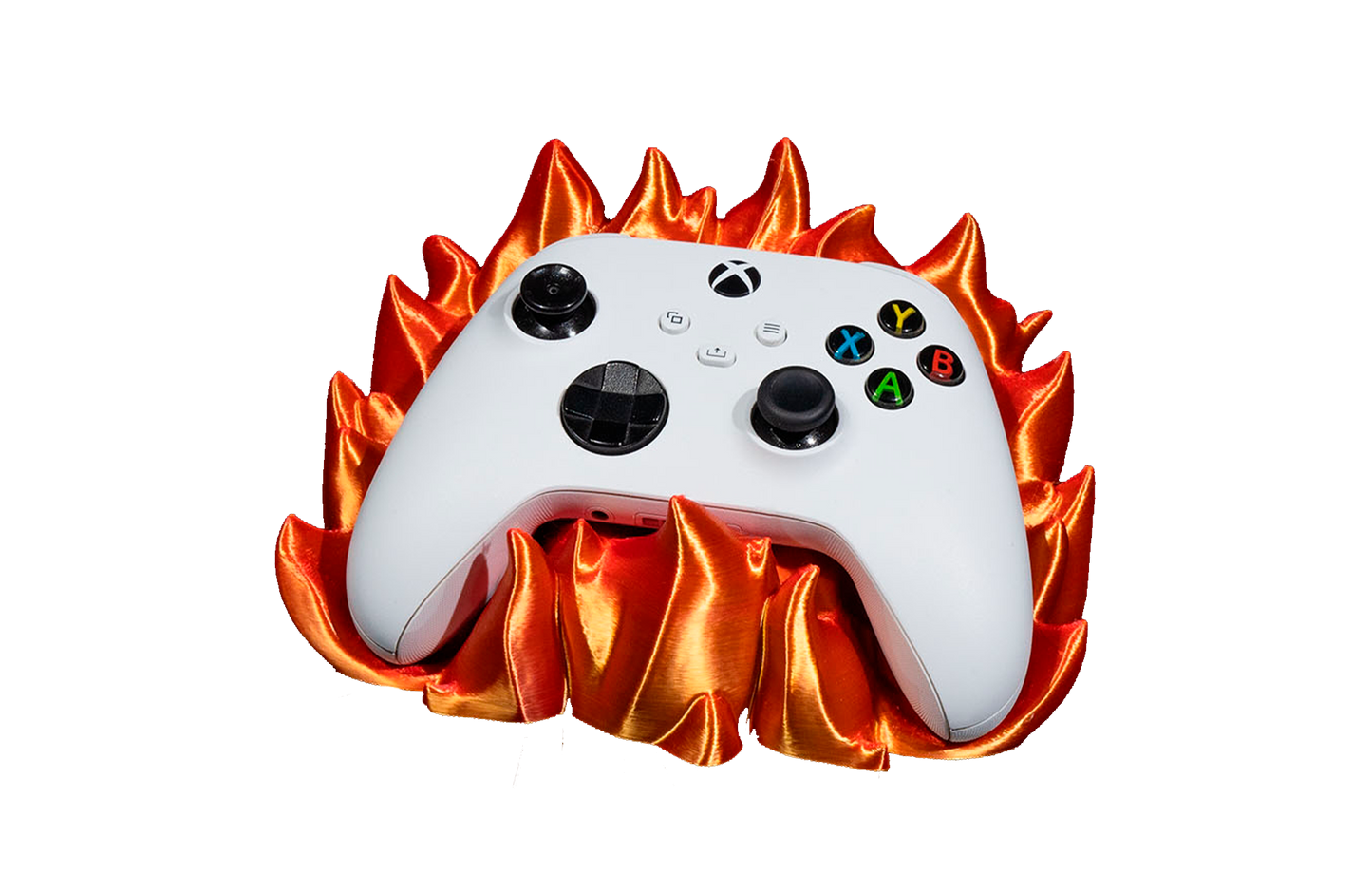 Suporte de Controle de Videogame - Aura Flamejante