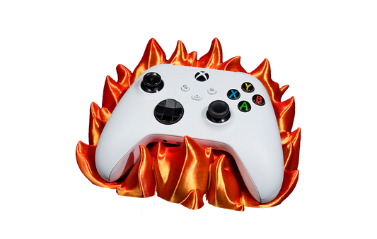 Suporte de Controle de Videogame - Aura Flamejante