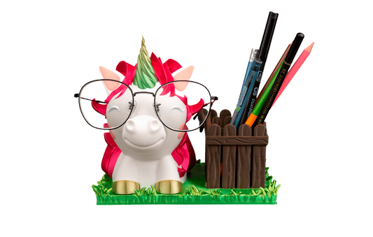 Porta Treco / Porta Caneta - Unicórnio no Campo