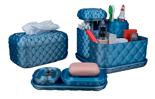 Kit de Organização para Banheiro - Vintage