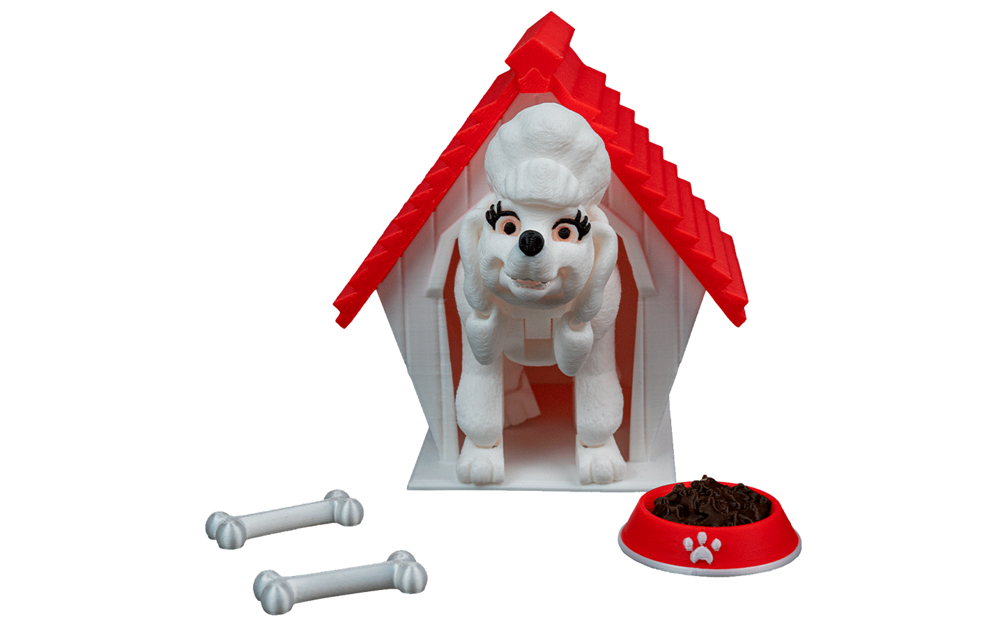 Cachorro Poodle Articulado