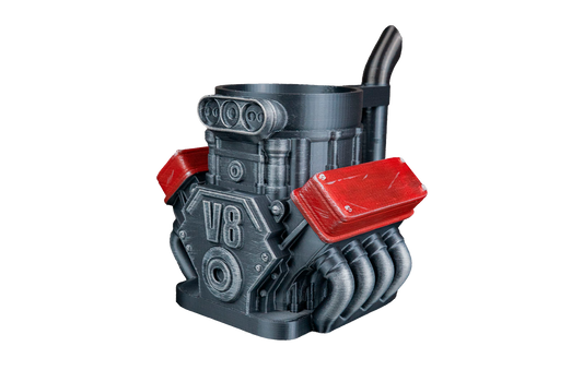 Suporte de Latinha/Copo - Motor V8