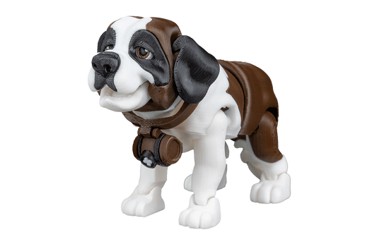 Cachorro São Bernardo Articulado