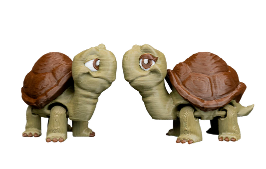 Casal de Tartarugas Articuladas