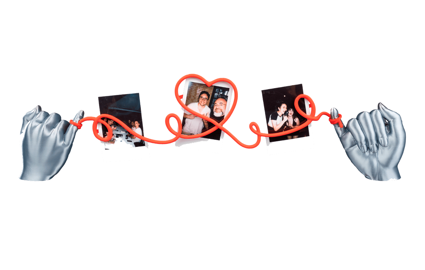 Porta Retratos - Laço do Coração