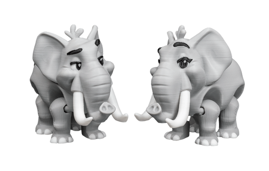 Casal de Elefantes Articulados