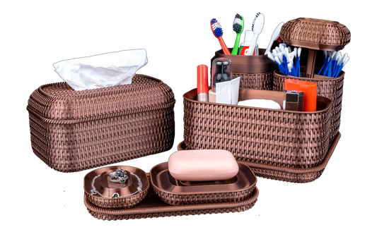 Kit de Organização para Banheiro - Ratan Moderno