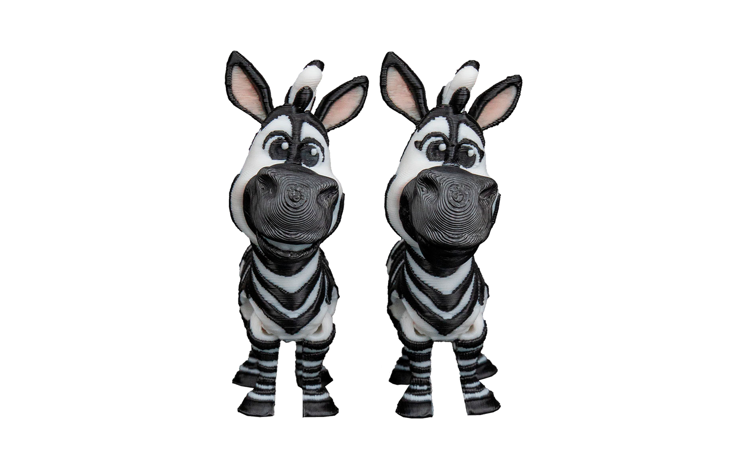 Casal de Zebras Articuladas