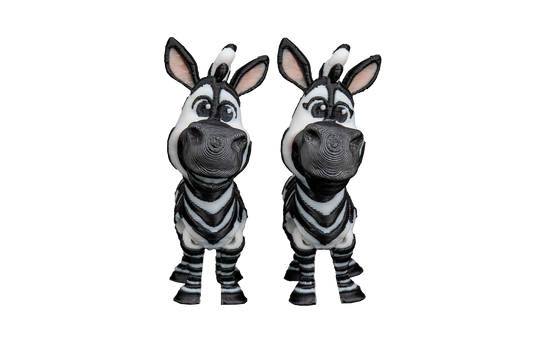 Casal de Zebras Articuladas