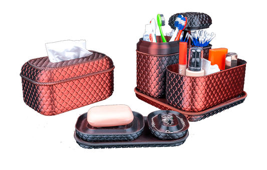 Kit de Organização para Banheiro - Elegante