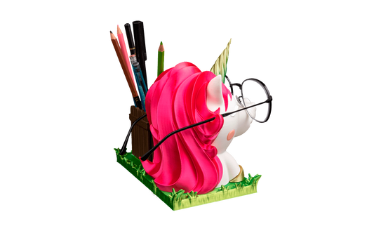 Porta Treco / Porta Caneta - Unicórnio no Campo