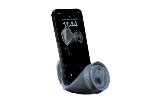 Apoio de Celular - Latinha Amassada