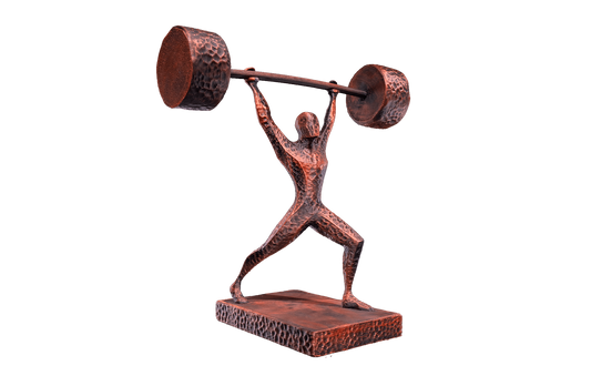 Escultura Minimalista - Levantamento de Peso