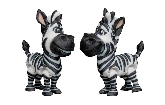 Casal de Zebras Articuladas