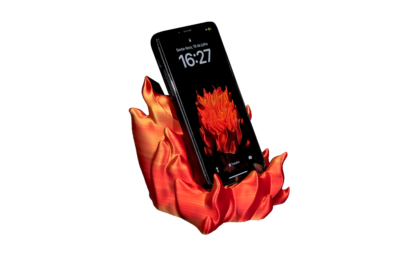 Apoio de Celular - Aura Flamejante