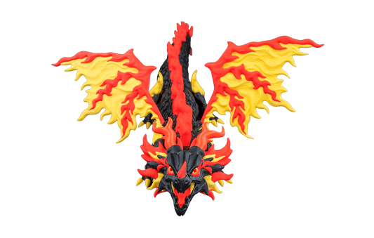 Dragão Articulado - Flamejante