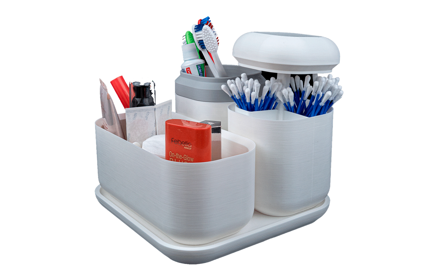 Kit de Organização para Banheiro - Pureza