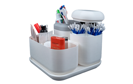 Kit de Organização para Banheiro - Pureza