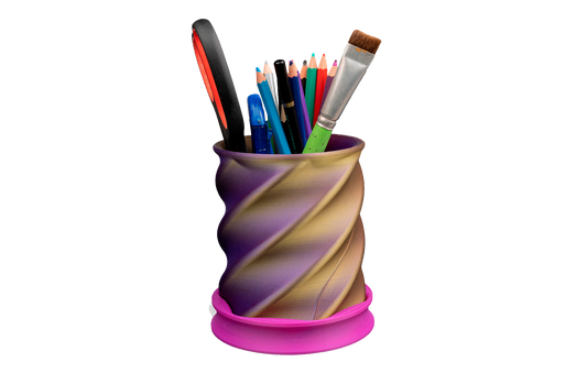 Porta Treco / Porta Caneta - Copo Torcido