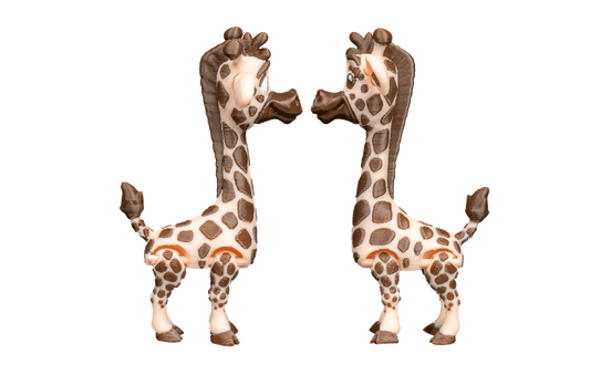 Casal de Girafas Articuladas