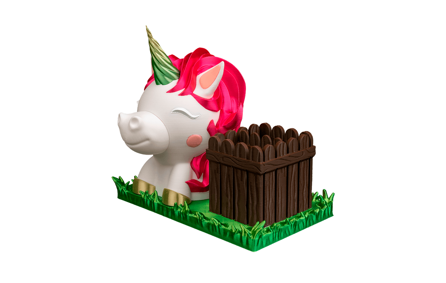 Porta Treco / Porta Caneta - Unicórnio no Campo