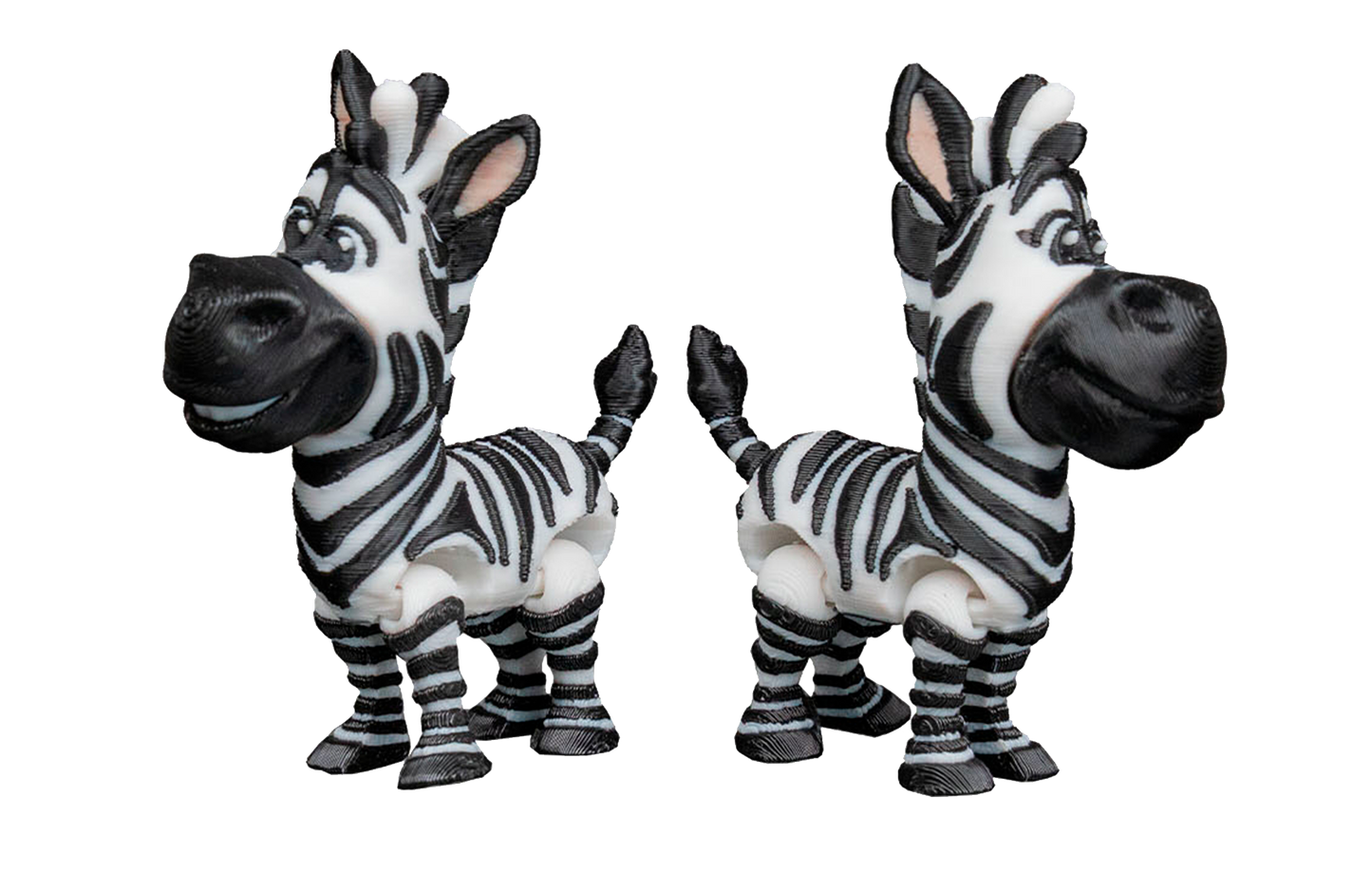 Casal de Zebras Articuladas