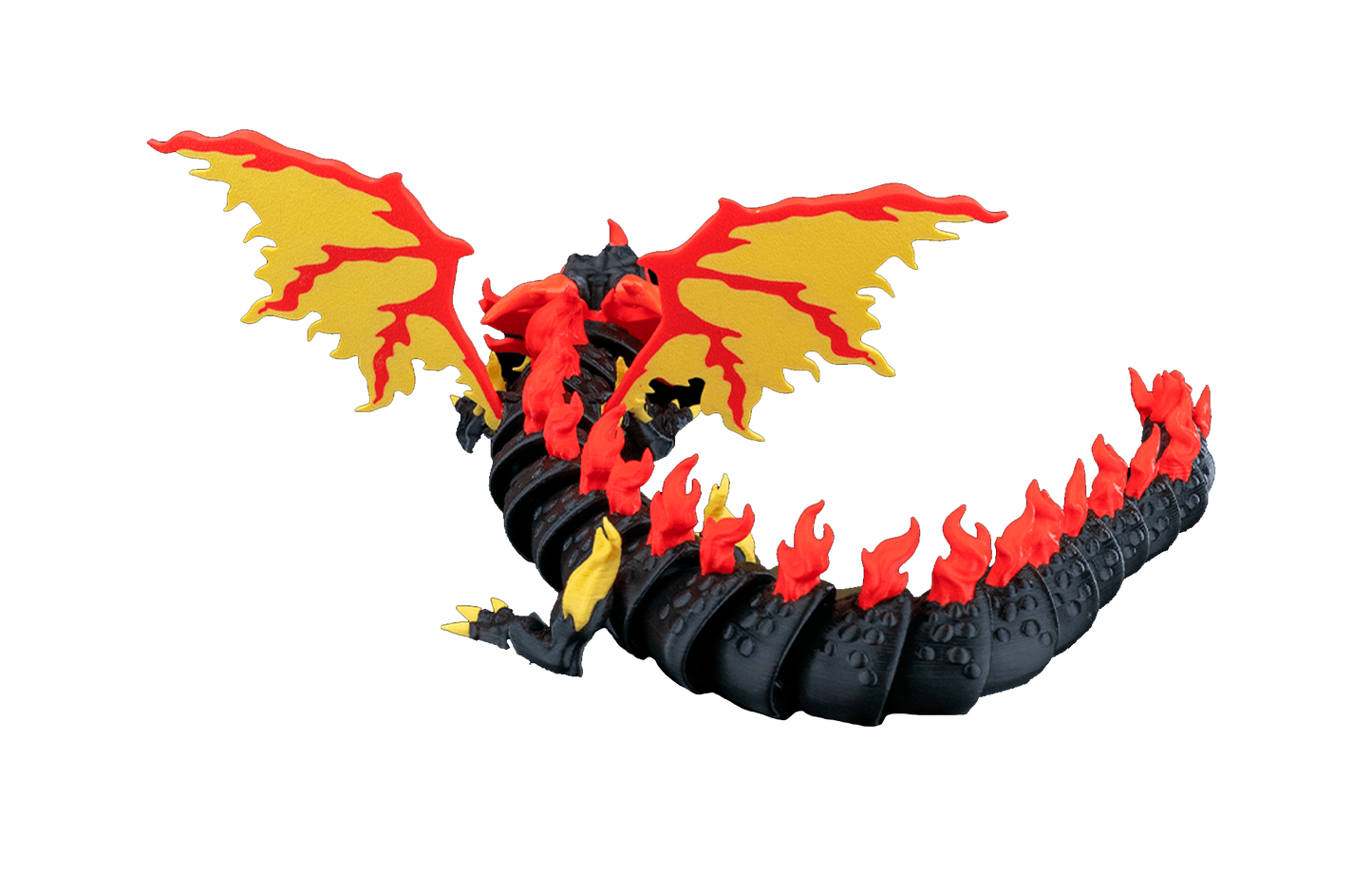 Dragão Articulado - Flamejante