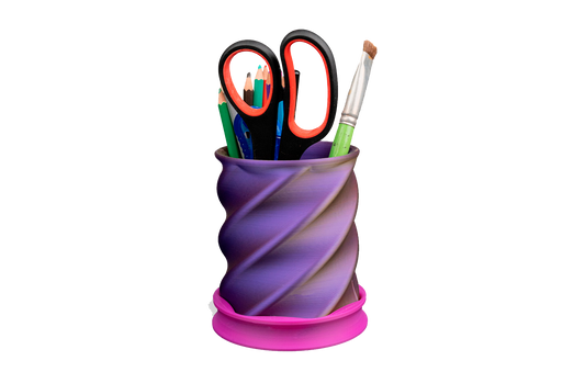 Porta Treco / Porta Caneta - Copo Torcido