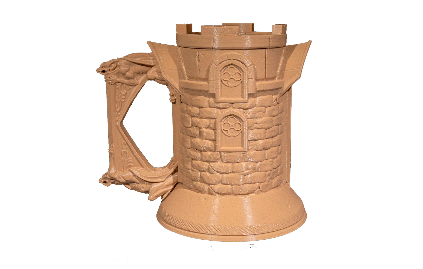 Suporte de Latinha/Copo - Castelo Medieval