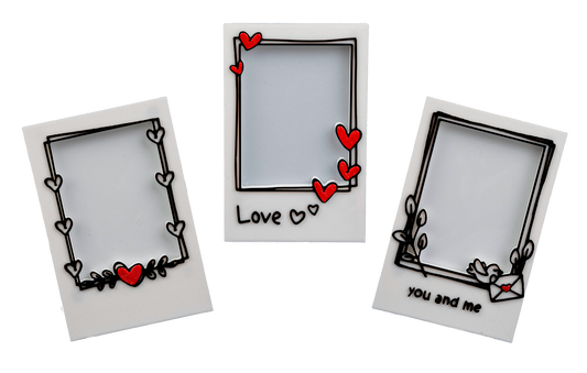 Kit de Porta Retratos - Trilogia de Amor