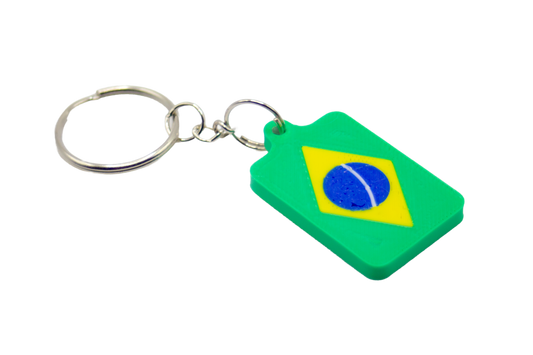 Chaveiro de Bandeira do Brasil