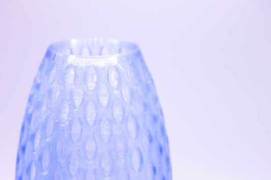 Vaso Elíptico com Cortes Flutuantes