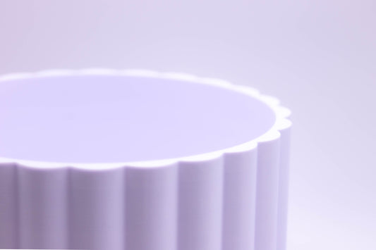 Vaso com Relevos Cilíndricos