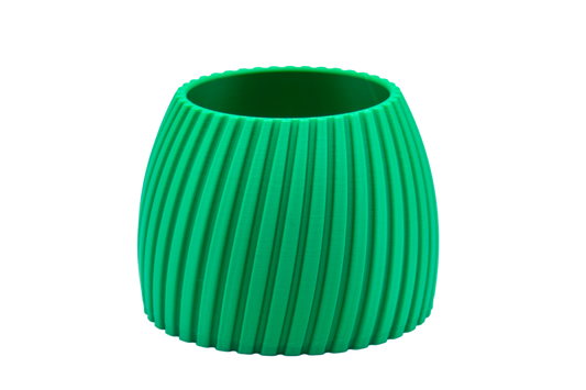 Vaso com Relevos Fluidos