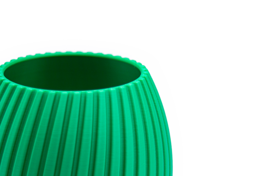 Vaso com Relevos Fluidos