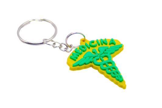 Chaveiro com Símbolo de Medicina