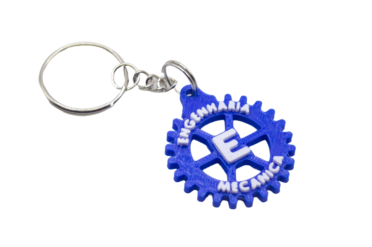 Chaveiro com Símbolo da Engenharia Mecânica