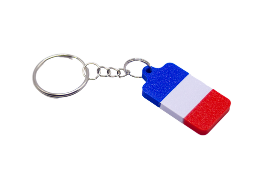 Chaveiro com Bandeira da França