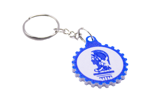 Chaveiro com Símbolo da Engenharia Civil