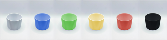 Vaso Cilíndrico Delicado com Ranhuras