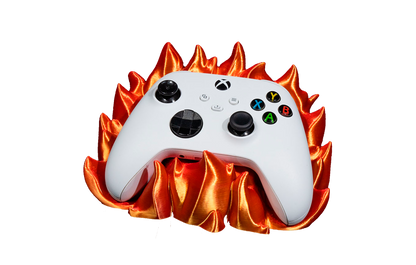 Suporte de Controle de Videogame - Aura Flamejante