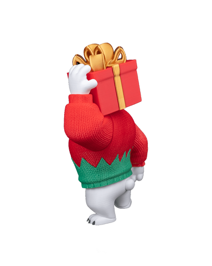 Decoração de Natal - Urso Protetor