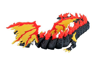 Dragão Articulado - Flamejante