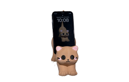 Apoio de Celular - Gatinho Espreguiçando