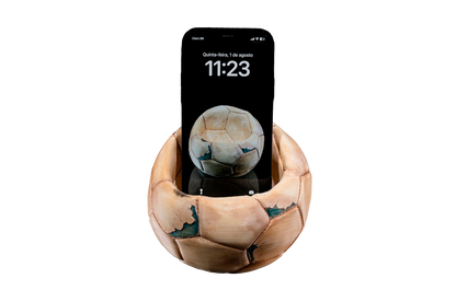 Apoio de Celular - Bola de Futebol Vintage
