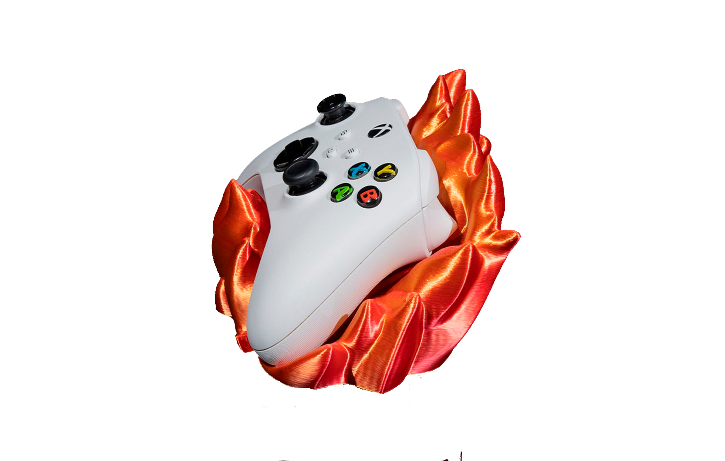 Suporte de Controle de Videogame - Aura Flamejante