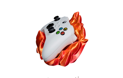 Suporte de Controle de Videogame - Aura Flamejante